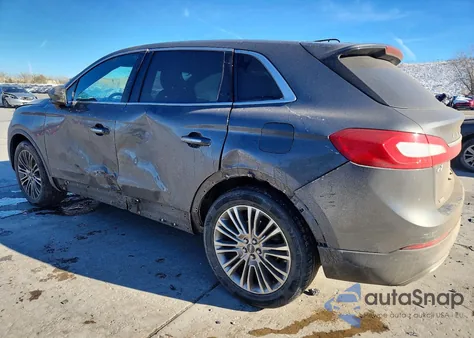 2017 Lincoln Mkx Reserve z USA, uszkodzony, nr VIN 2LMPJ6LR0HBL22317